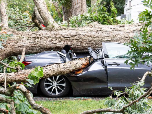 Tree Fell on the Car